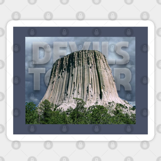 Devils Tower Magnet by Dale Preston Design